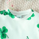 9M-4Y Toddler Girls Sets St. Patrick'S Day Tops And Flared Pants  Girls Clothes   