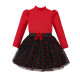 4-9Y Kids Girls Sets Knitted Tops And Mesh Skirts Valentine's Day  Clothing Kidswear   