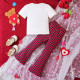 18M-6Y Toddler Girls Sets Valentine'S Day Love T-Shirts & Pants  Girls Clothes   