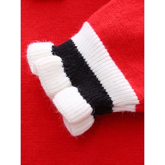 Two Pieces School Wear Checked Print Knit Kid Girls Outfits Sets Tie Sweater And Skirt 210722664  