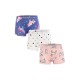 3 Pack Little Big Girl Cartoon Print Briefs  