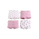 4-Pack Girls Cartoon Printed Panties  