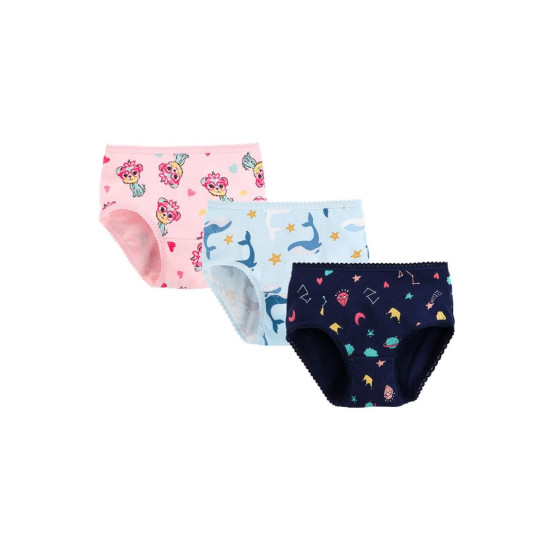 3 Pack Little Girl Print Underwear  
