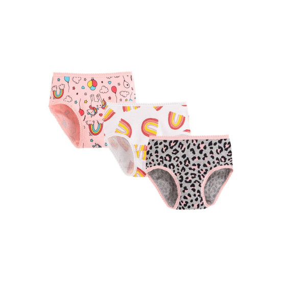 3 Pack Little Girl Print Underwear  