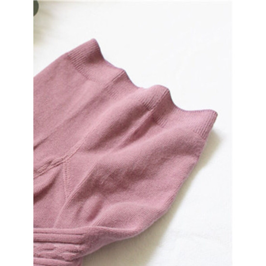 Simple Kid Girl Solid Color Tights  