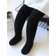 Simple Kid Girl Solid Color Tights  