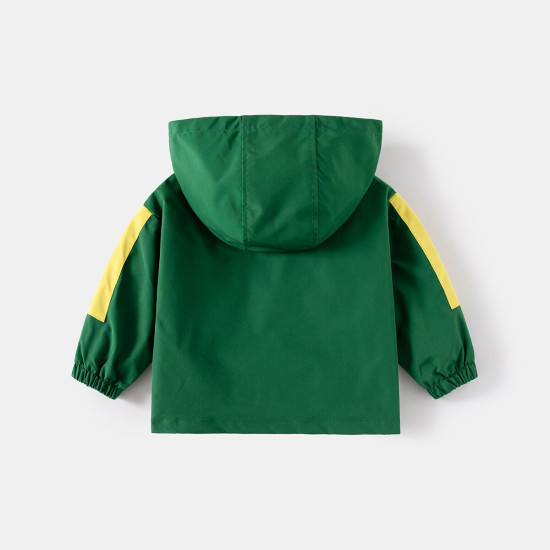 18M-6Y Toddler Boys Dino Hooded Casual Jackets  Boys Clothing   