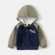 18M-6Y Toddler Boys Color Block Skateboard Zipper Jackets  Boys Clothing   