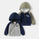 18M-6Y Toddler Boys Color Block Skateboard Zipper Jackets  Boys Clothing   