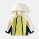 18M-6Y Toddler Boys Color Block Double Zipper Hooded Jackets  Boys Clothing   