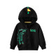 18M-7Y Toddler Boys Dinosaur Zipper Fleece Hooded Sweatshirts  Boys Clothing   