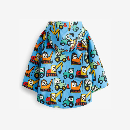 18M-7Y Toddler Boys Car Printing Hooded Zipper Jackets  Girls Clothing   