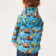 18M-7Y Toddler Boys Car Printing Hooded Zipper Jackets  Girls Clothing   