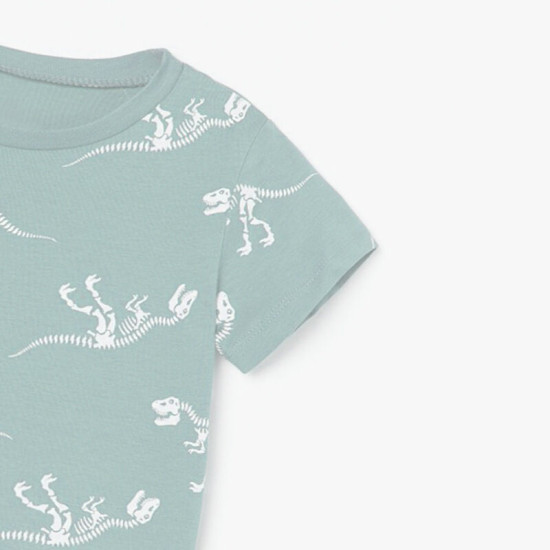 18M-7Y Toddler Boys Casual Round Neck Printed T-Shirts  Boys Clothes   