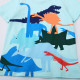 18M-7Y Toddler Boys Dinosaur Print Shorts Sleeve T-Shirts  Boys Clothing   