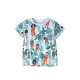 18M-7Y Toddler Boys Summer Casual Round Neck Short Sleeves T-Shirts  Boys Clothing   