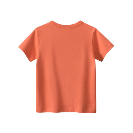 18M-7Y Toddler Boys Excavator Print Short Sleeve T-Shirts  Boys Clothing   