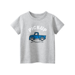 18M-7Y Toddler Boys Car Printing Short Sleeve T-Shirts  Boys Clothing   