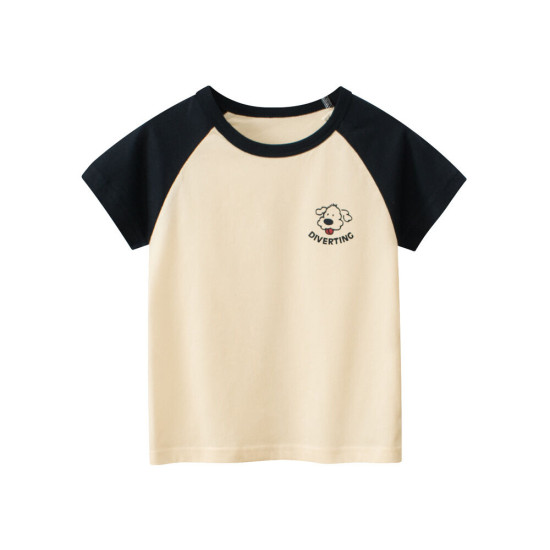 18M-7Y Toddler Boys Raglan Sleeve Crew Neck T-Shirts  Boys Clothes   