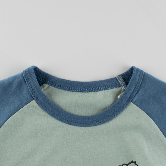 18M-7Y Toddler Boys Raglan Sleeve Crew Neck T-Shirts  Boys Clothes   