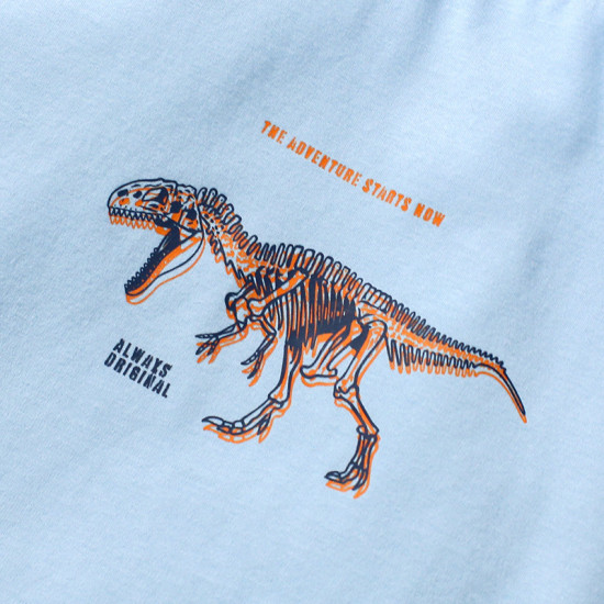 3-10Y Kids Boys Dinosaur Crew Neck T-Shirts  Kids Clothing   