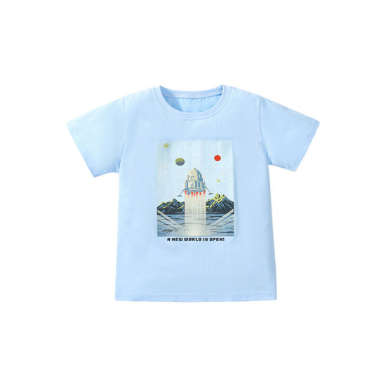 3-10Y Kids Boys Printed Crew Neck T-Shirts  Kids Clothing   