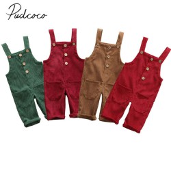 12M-5Y Toddler Boys Solid Color Overalls  Boys Clothing   