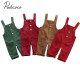 12M-5Y Toddler Boys Solid Color Overalls  Boys Clothing   