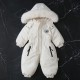 18M-5Y Fur Collar Hooded Plus Fleece Toddler Ski Jumpsuit  Toddler Boutique Clothing   