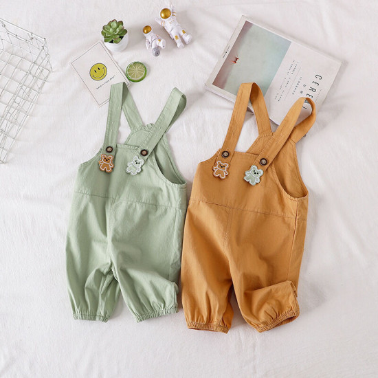 9M-4Y Toddler Bear Overalls  Toddler Boutique Clothing   