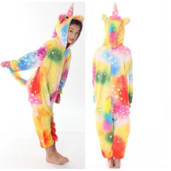 2-7Y Big Kid Style Animal Style Zipper Fleece Long Sleeve Jumpsuit  Kids Boutique Clothing   