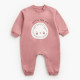 3M-3Y Smile Cartoon Print Solid Color Onesies Romper Jumpsuit Baby  Clothing   