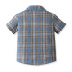 18M-7Y Toddler Boys Plaid Short Sleeve Lapel Shirts  Boys Clothing   