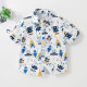 18M-7Y Toddler Boys Casual Vacation Printed Top Short-Sleeved Shirts  Boys Clothing   