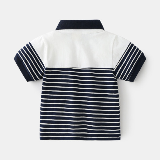 18M-6Y Toddler Boys Striped Polo Shirts  Boys Clothing   