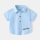 18M-6Y Toddler Boys Baseball Bat Embroidery Button Shirts  Boys Clothing   