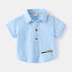 18M-6Y Toddler Boys Baseball Bat Embroidery Button Shirts  Boys Clothing   