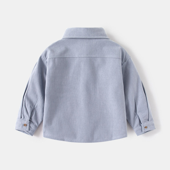 18M-6Y Toddler Boys Dinosaur Embroidery Corduroy Shirts  Boys Clothing   