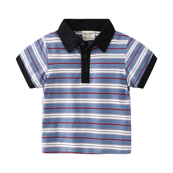 18M-6Y Toddler Boys Dinosaur Print Polo Shirts  Boys Clothing   