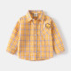 18M-6Y Toddler Boys Lion Plaid Lapel Shirts  Boys Clothing   
