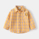18M-6Y Toddler Boys Lion Plaid Lapel Shirts  Boys Clothing   