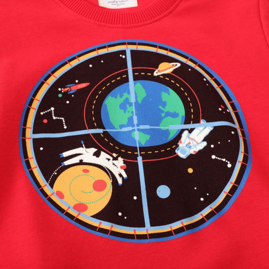 18M-7Y Toddler Boys Glow-In-The-Dark Graphic Sports Pullover Sweatshirts  Boys Clothes   