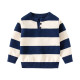 18M-6Y Toddler Boys Half Buttoned Collar Contrast Knitted Sweaters  Boys Clothing   