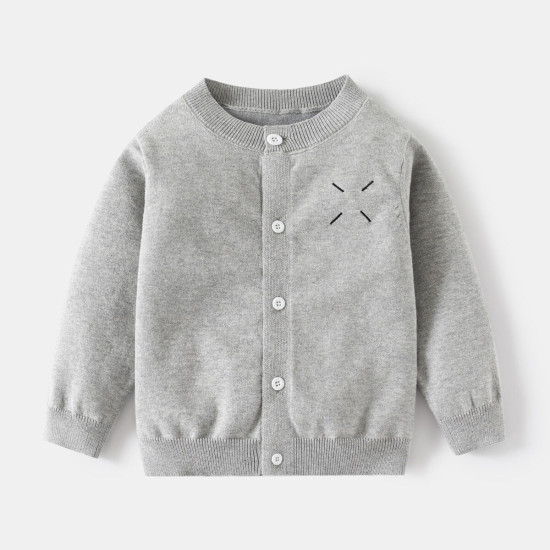 18M-6Y Toddler Boys Striped Knitted Cardigan Sweaters  Boys Clothing   