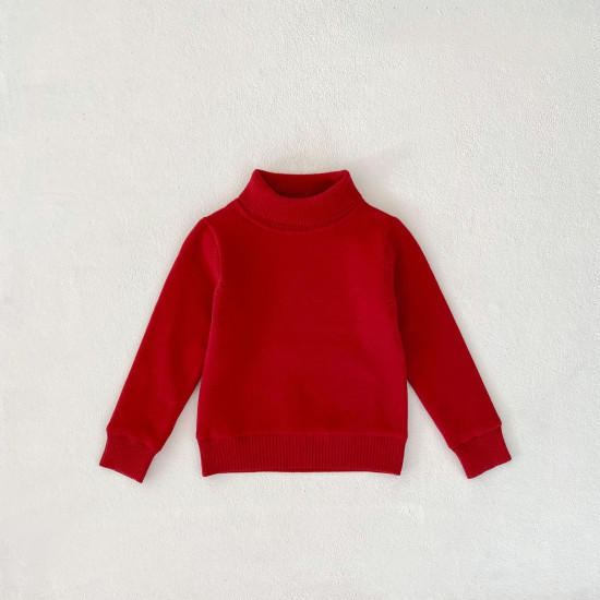 2-10Y Kids Sweaters High Collar Knitted Pullover Bottoming Tops 12 Colors  Toddler Boutique Clothing   