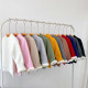 2-10Y Kids Knitted Sweaters Solid Color Pullover Bottoming Tops  Toddler Boutique Clothing   