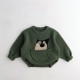 12M-7Y Toddler Cartoon Pocket Pullover Knitted Sweater  Toddler Clothing   