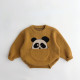 12M-7Y Toddler Cartoon Pocket Pullover Knitted Sweater  Toddler Clothing   