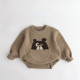 12M-7Y Toddler Cartoon Pocket Pullover Knitted Sweater  Toddler Clothing   