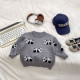 18M-8Y Kids Boys Panda Knitted Crew Neck Sweater  Boys Clothing   